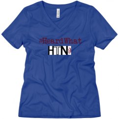 Ladies Relaxed Fit V-Neck Tee