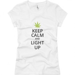 Ladies Slim Fit Basic Promo Jersey Tee