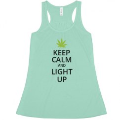 Ladies Flowy Racerback Tank