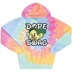 Unisex Tie-Dye Fleece Hoodie