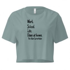 Ladies Festival Cali Crop Top Tee