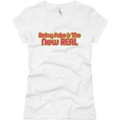 Ladies Slim Fit Basic Promo Jersey Tee