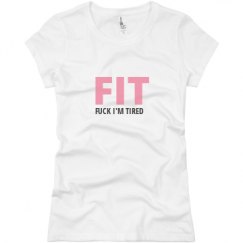 Ladies Slim Fit Basic Promo Jersey Tee