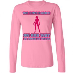 Ladies Relaxed Fit Basic Long Sleeve Tee