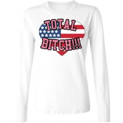 Ladies Relaxed Fit Basic Long Sleeve Tee