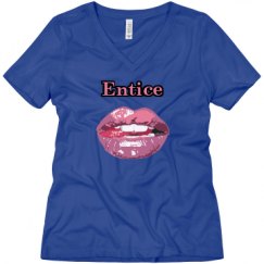 Ladies Relaxed Fit V-Neck Tee