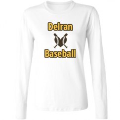 Ladies Relaxed Fit Basic Long Sleeve Tee