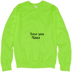 Unisex Neon Crewneck Sweatshirt