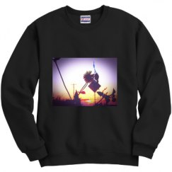 Unisex Film and Foil Crewneck Sweatshirt