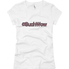 Ladies Slim Fit Basic Promo Jersey Tee