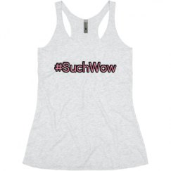 Ladies Slim Fit Super Soft Racerback Triblend Tank