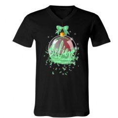 Unisex V-Neck Jersey Tee