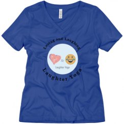 Ladies Relaxed Fit V-Neck Tee