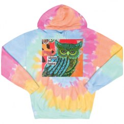 Unisex Tie-Dye Fleece Hoodie