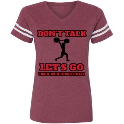 Ladies Relaxed Fit Vintage Sports Tee