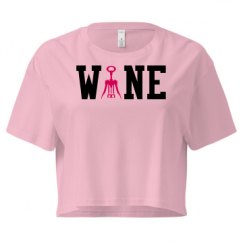 Ladies Festival Cali Crop Top Tee