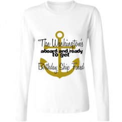 Ladies Relaxed Fit Basic Long Sleeve Tee