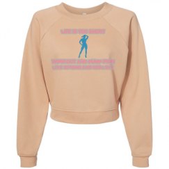 Women's Raglan Pullover Fleece