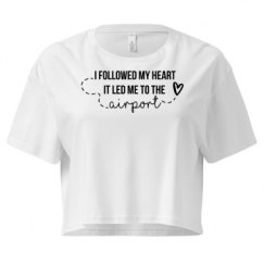 Ladies Festival Cali Crop Top Tee