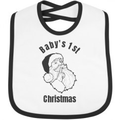 Infant Contrast Trim Bib