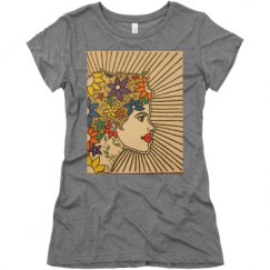 Ladies Slim Fit Super Soft Triblend Tee