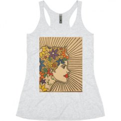 Ladies Slim Fit Super Soft Racerback Triblend Tank