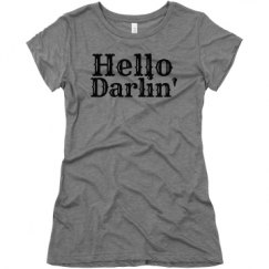 Ladies Slim Fit Super Soft Triblend Tee