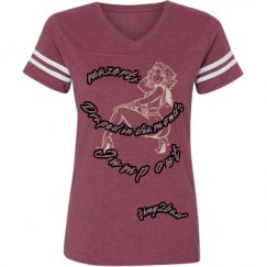 Ladies Relaxed Fit Vintage Sports Tee
