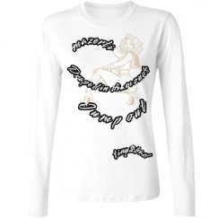 Ladies Relaxed Fit Basic Long Sleeve Tee