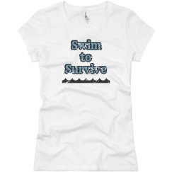 Ladies Slim Fit Basic Promo Jersey Tee