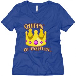 Ladies Relaxed Fit V-Neck Tee