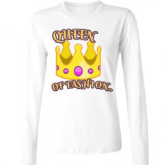 Ladies Relaxed Fit Basic Long Sleeve Tee