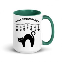 15oz Ceramic Mug with Color Inside