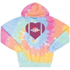 Unisex Tie-Dye Fleece Hoodie