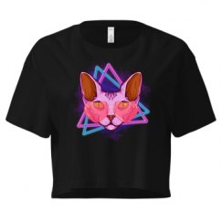 Ladies Festival Cali Crop Top Tee