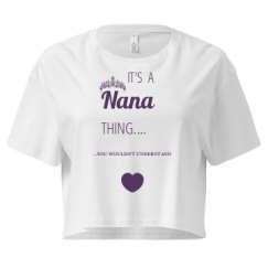 Ladies Festival Cali Crop Top Tee