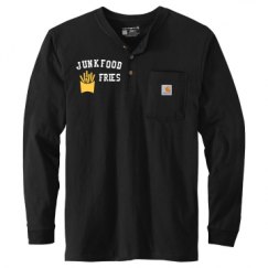 Unisex Carhartt Long Sleeve Henley Tee 
