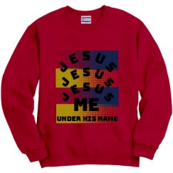 Unisex Film and Foil Crewneck Sweatshirt
