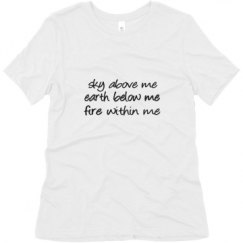 Ladies Relaxed Fit Super Soft Triblend Tee