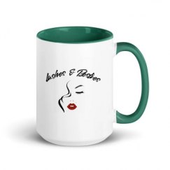 15oz Ceramic Mug with Color Inside