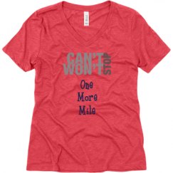Ladies Relaxed Fit Super Soft Triblend V-Neck Tee