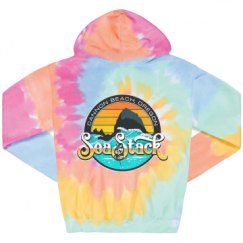 Unisex Tie-Dye Fleece Hoodie