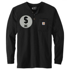 Unisex Carhartt Long Sleeve Henley Tee 