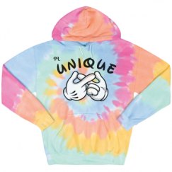 Unisex Tie-Dye Fleece Hoodie