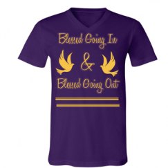 Unisex V-Neck Jersey Tee