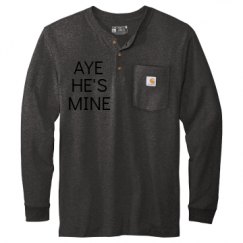 Unisex Carhartt Long Sleeve Henley Tee 