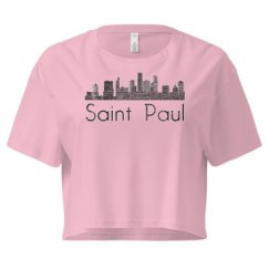 Ladies Festival Cali Crop Top Tee