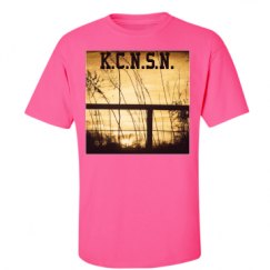 Unisex Ultra Cotton Safety Neon Crewneck Tee