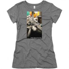Ladies Slim Fit Super Soft Triblend Tee