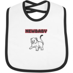 Infant Contrast Trim Bib